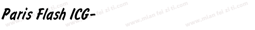 Paris Flash ICG字体转换
